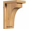 Ekena Millwork Huntington Smooth Corbel w/Backplate, Western Red Cedar, 5 1/2"W x 8"D x 12"H COR06X08X12HUN01SWR - alternate 1